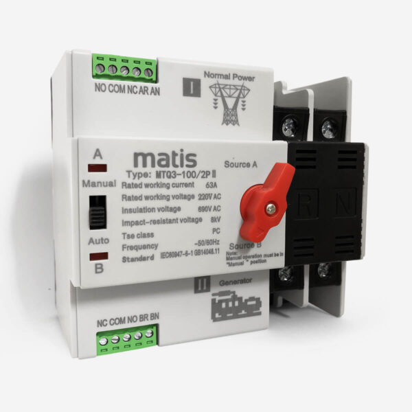 Change over switch 2P 63A