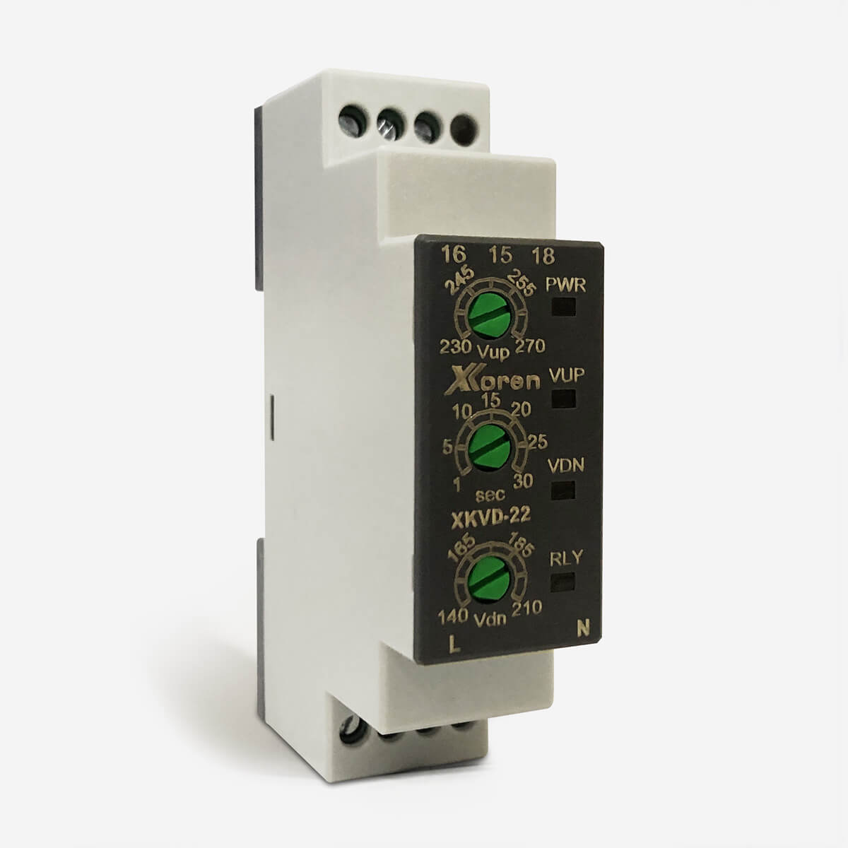 Voltage control relay single-phase