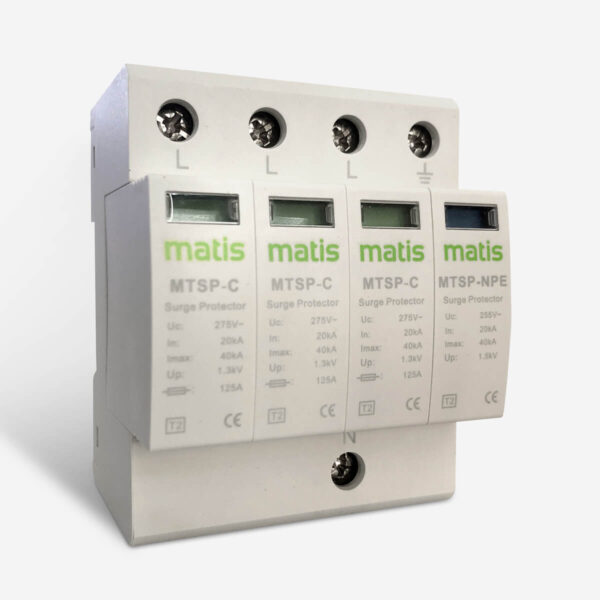 Surge Protector 3P + N 275V 20kA 40kA